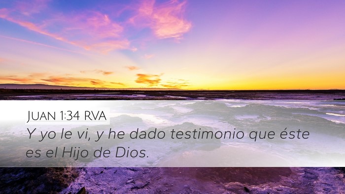 Juan 1:34 RVA Bible Verse Image
