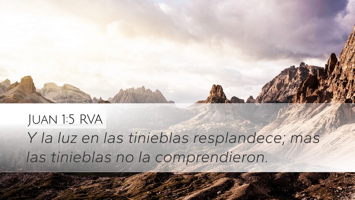 Juan 1:5 RVA Bible Verse Image