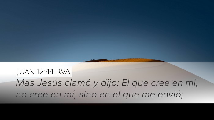 Juan 12:44 RVA Bible Verse Image
