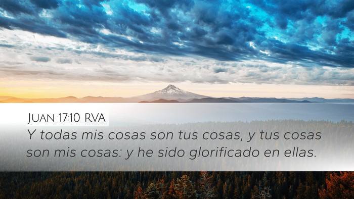 Juan 17:10 RVA Bible Verse Image