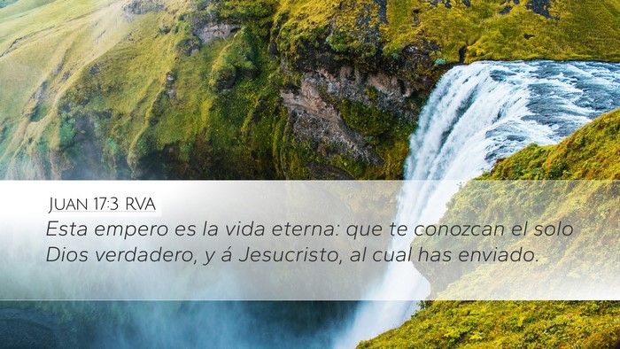 Juan 17:3 RVA Bible Verse Image