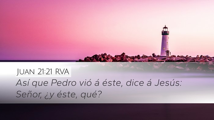 Juan 21:21 RVA Bible Verse Image