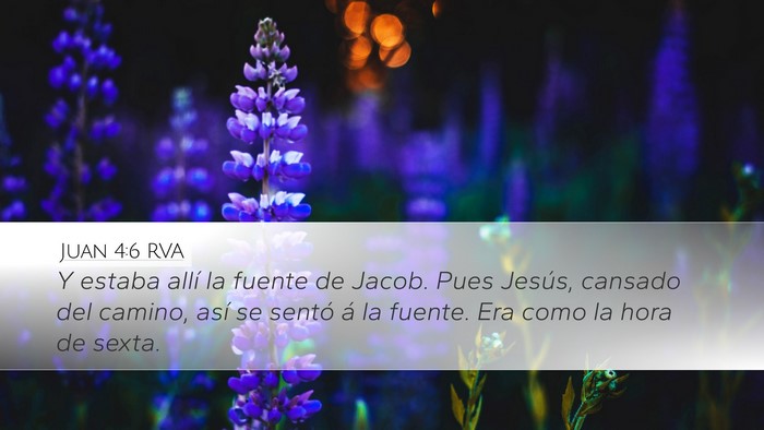 Juan 4:6 RVA Bible Verse Image