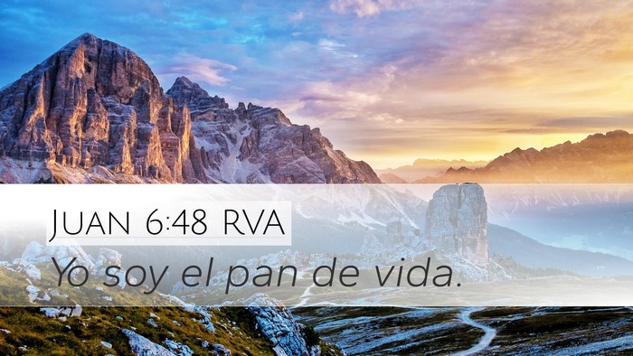 Juan 6:48 RVA Bible Verse Image