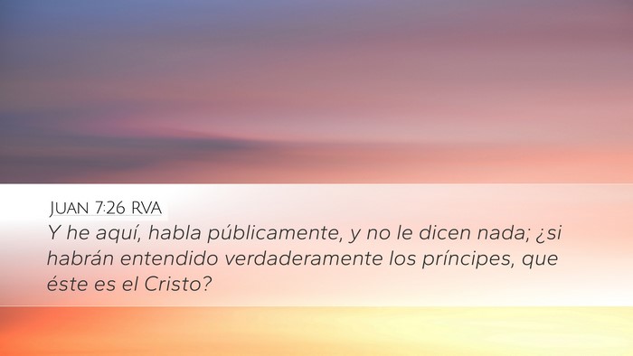 Juan 7:26 RVA Bible Verse Image