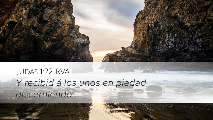Judas 1:22 RVA Desktop Wallpaper - Y recibid á los unos en piedad, - Desktop Bible Verse Wallpaper