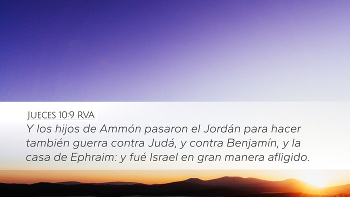 Jueces 10:9 RVA Bible Verse Image