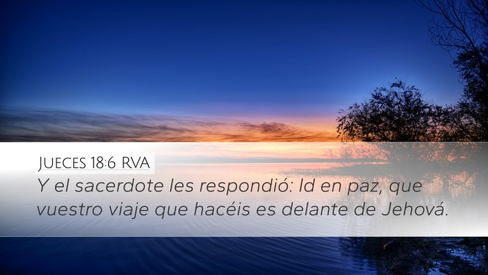Jueces 18:6 RVA Bible Verse Image