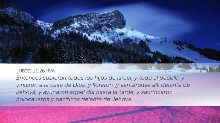 Jueces 20:26 RVA Bible Verse Image