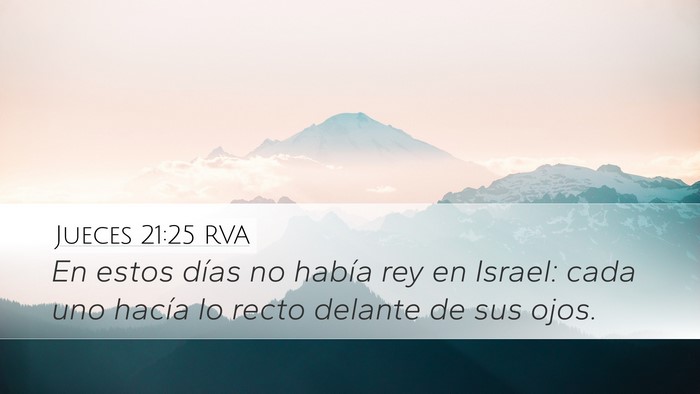 Jueces 21:25 RVA Bible Verse Image