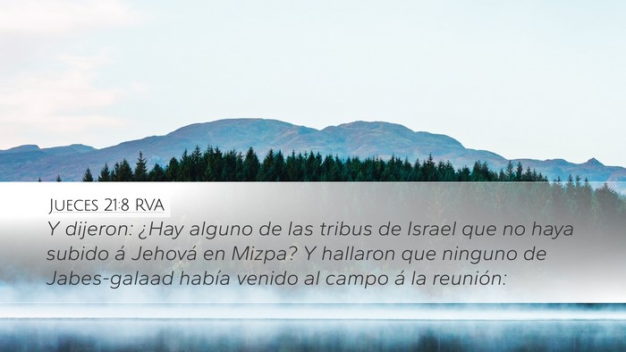 Jueces 21:8 RVA Bible Verse Image