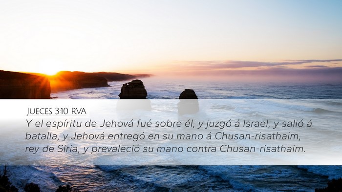 Jueces 3:10 RVA Bible Verse Image