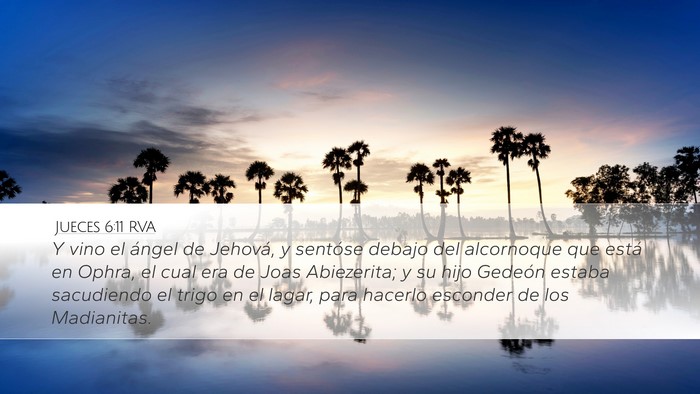 Jueces 6:11 RVA Bible Verse Image