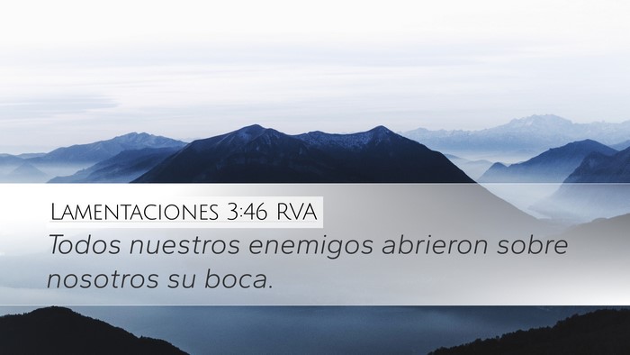 Lamentaciones 3:46 RVA Bible Verse Image