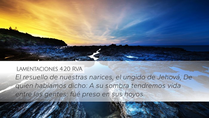 Lamentaciones 4:20 RVA Bible Verse Image