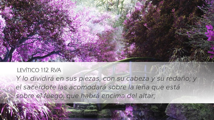 Levítico 1:12 RVA Bible Verse Image