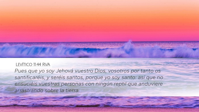 Levítico 11:44 RVA Bible Verse Image