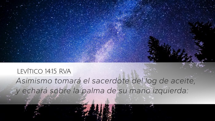 Levítico 14:15 RVA Bible Verse Image