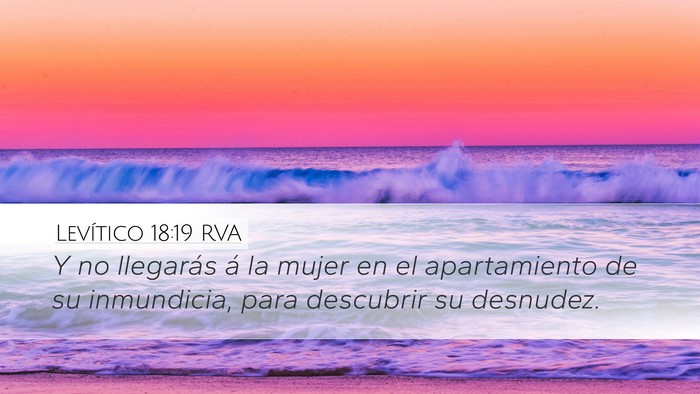 Levítico 18:19 RVA Bible Verse Image