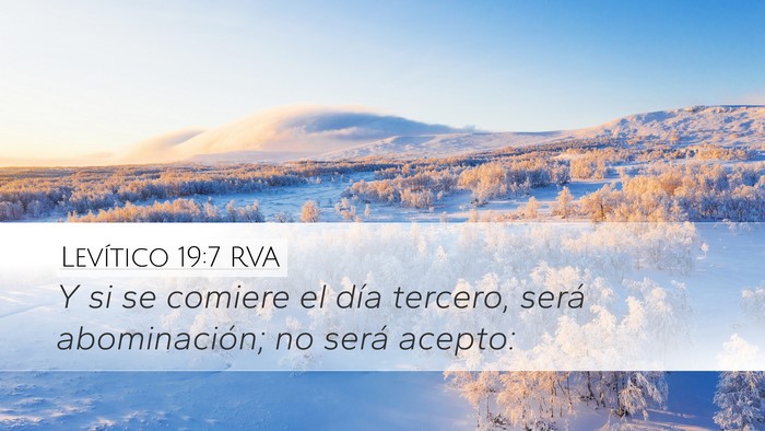 Levítico 19:7 RVA Bible Verse Image