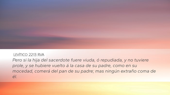 Levítico 22:13 RVA Bible Verse Image