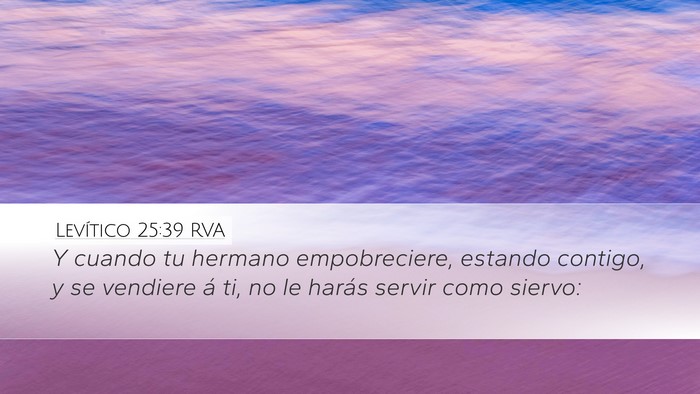 Levítico 25:39 RVA Bible Verse Image