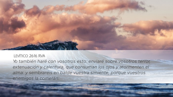 Levítico 26:16 RVA Bible Verse Image