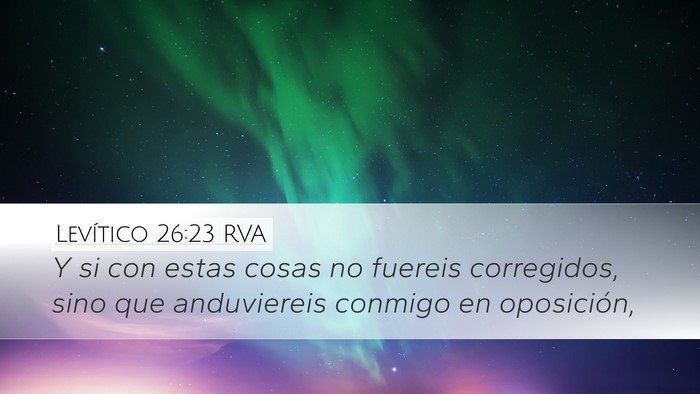 Levítico 26:23 RVA Bible Verse Image