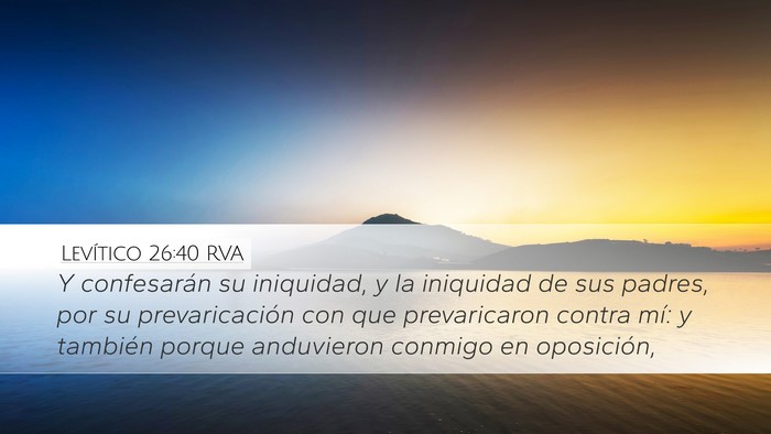Levítico 26:40 RVA Bible Verse Image