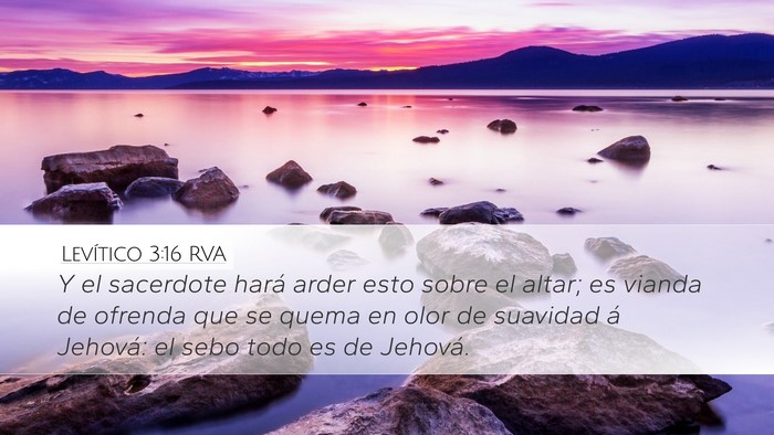 Levítico 3:16 RVA Bible Verse Image