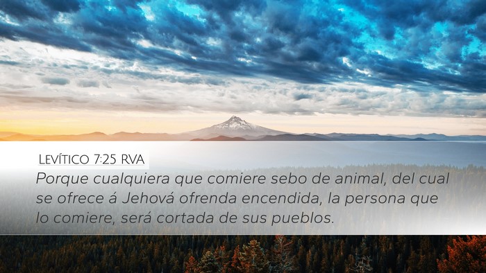 Levítico 7:25 RVA Bible Verse Image