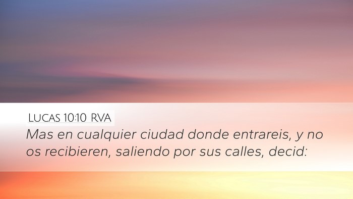 Lucas 10:10 RVA Bible Verse Image