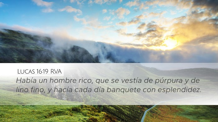 Lucas 16:19 RVA Bible Verse Image
