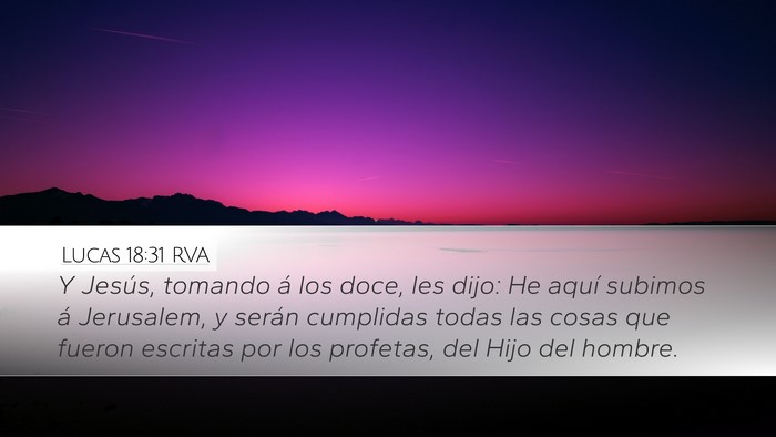 Lucas 18:31 RVA Bible Verse Image