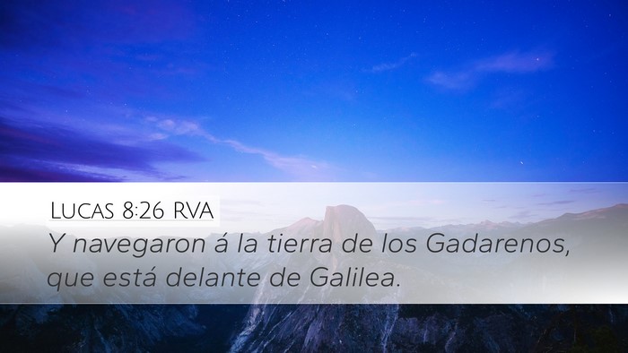 Lucas 8:26 RVA Bible Verse Image
