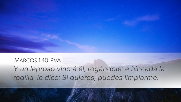 Marcos 1:40 RVA Bible Verse Image