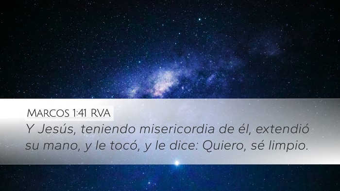 Marcos 1:41 RVA Bible Verse Image