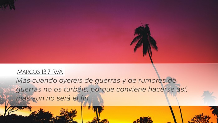 Marcos 13:7 RVA Bible Verse Image