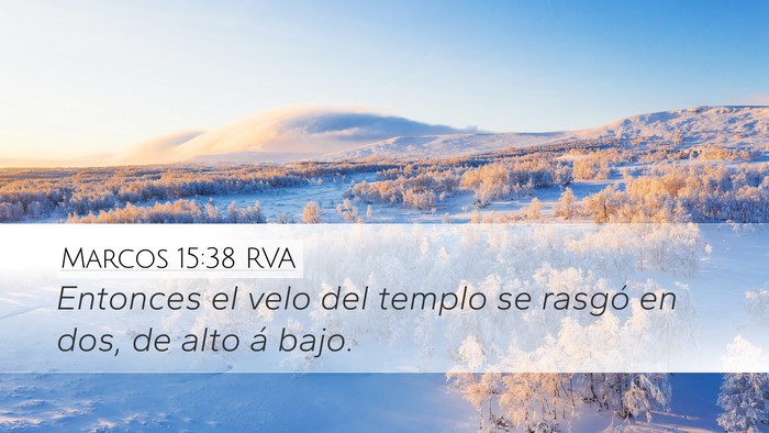 Marcos 15:38 RVA Bible Verse Image