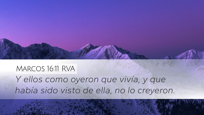 Marcos 16:11 RVA Bible Verse Image