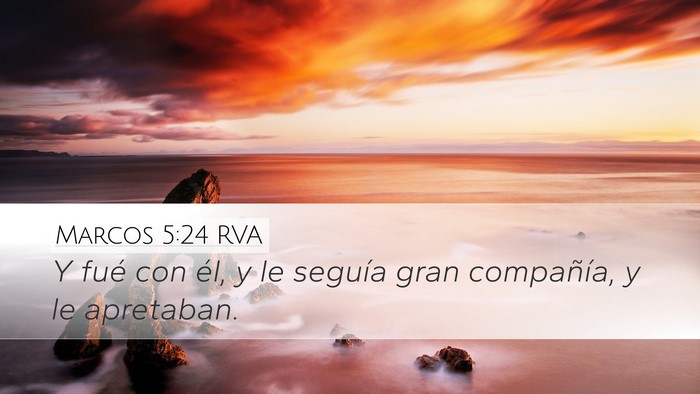 Marcos 5:24 RVA Bible Verse Image