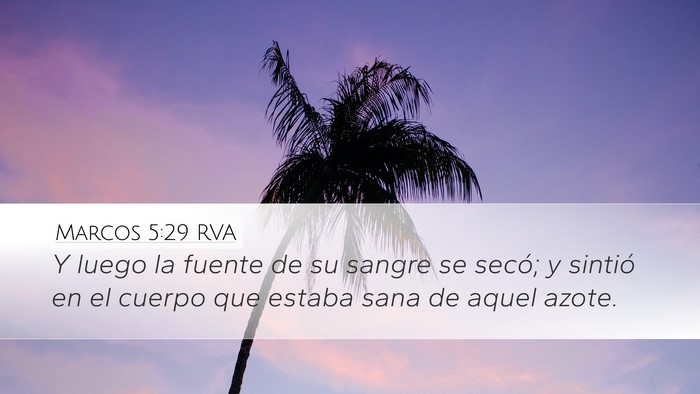 Marcos 5:29 RVA Bible Verse Image