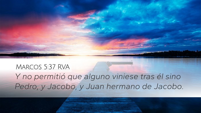 Marcos 5:37 RVA Bible Verse Image