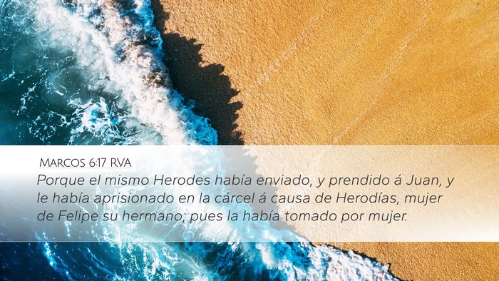 Marcos 6:17 RVA Bible Verse Image