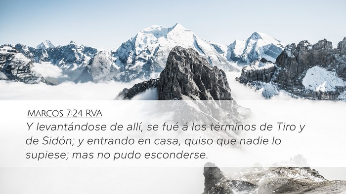 Marcos 7:24 RVA Bible Verse Image
