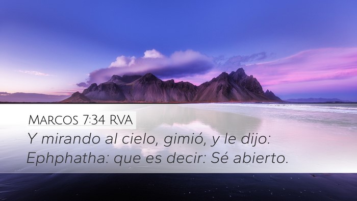 Marcos 7:34 RVA Bible Verse Image