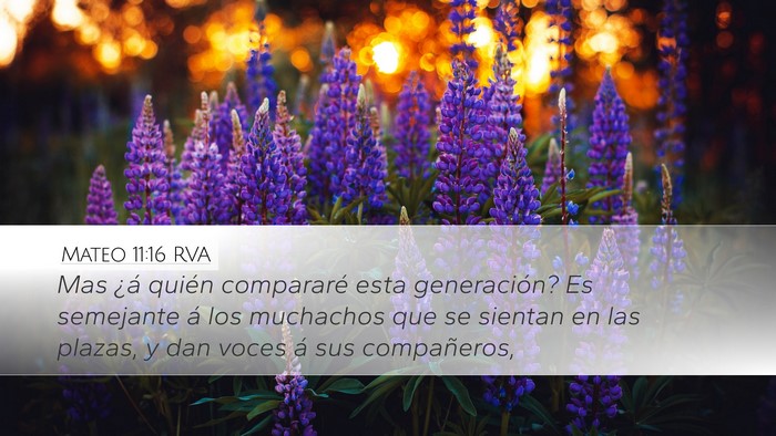 Mateo 11:16 RVA Bible Verse Image