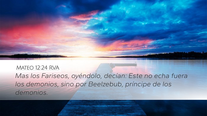 Mateo 12:24 RVA Bible Verse Image
