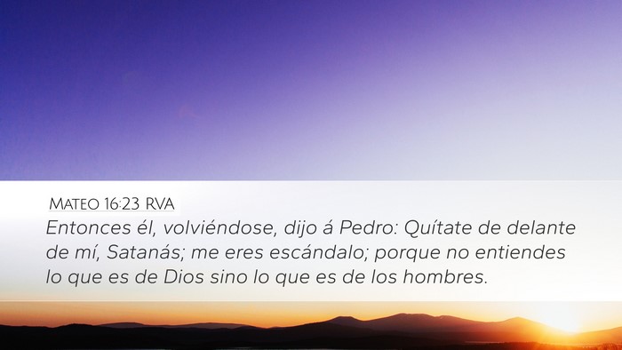 Mateo 16:23 RVA Bible Verse Image