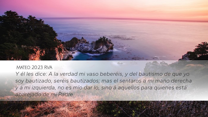 Mateo 20:23 RVA Bible Verse Image